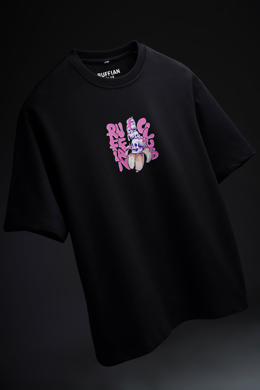 Banana Kills Black Oversized T-Shirt